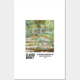 Calude Monet - Bridge Over A Pond Of Water Lilies Posters and Art